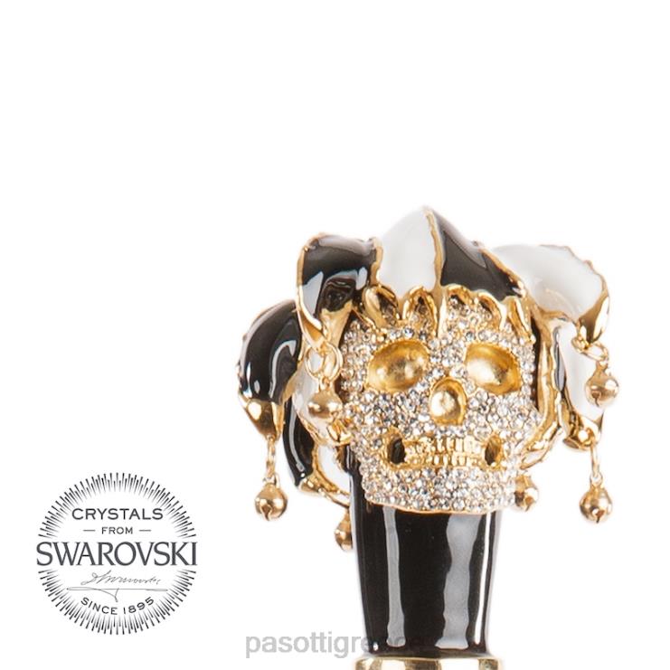 ομπρέλα | PASOTTI 479 oxf-18 k58 - ομπρέλα κρανίου jester swarovski 2N6B867 άνδρες